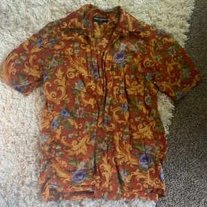 Vintage Patterned Button Up